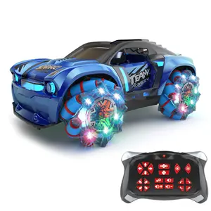 Carro de controle remoto de alta velocidade 1:16 rampa, carro paralelo com luzes, brinquedos para crianças