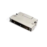 Connecteur Centronics Mâle 68 Broches SCSI avec Capot en Alliage de Zinc pour Assemblage de Câbles, Prise 68P