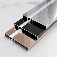 Rodapié LED Garantizado con Diseño Moderno, Material de Aleación de Aluminio, Fácil Instalación para Uso Hospitalario