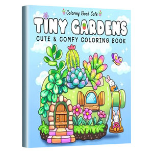 Piccoli giardini personalizzati libro da colorare per bambini carta Offset spessa con rilegatura perfetta per la stampa di <span class=keywords><strong>libri</strong></span> da colorare per bambini - Product Image 1