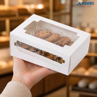 Scatola di Carta con Finestra in PVC Trasparente per Confezionamento Biscotti e Prodotti da Forno