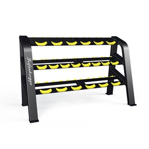 Vente en gros d'haltères à 2 et 3 niveaux pour salle de sport Équipement de stockage Poids de fitness Support d'haltères - Product Image 6