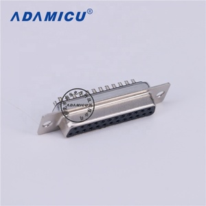 25 Pin dB cổng nữ pin loại điện tử kết nối dây hàn <span class=keywords><strong>v</strong></span>ật liệu đồng thau 2A Đánh giá hiện tại - Product Image 5