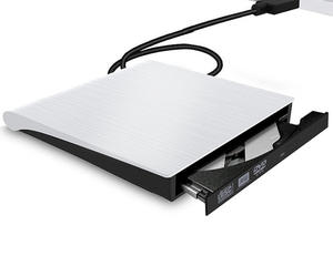Unidad de CD/DVD Externa USB 3.0 y USB-C Premium, Reproductor de CD DVD ROM +/- RW Portátil, Grabador, Lector y Escritor para Mac <span class=keywords><strong>MacB</strong></span> - Product Image 2
