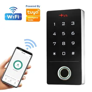 IP68 Waterproof Outdoor Security System Tuya App WIFI Biometric Smart Door Lock Fingerprint Door Access Control