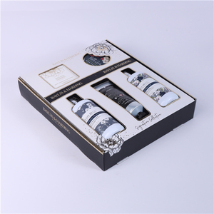 Boîte-cadeau de présentation en papier ondulé estampage à chaud pliable personnalisé intérieur rigide avec des matériaux recyclés pour l'utilisation de bougies - Product Image 2