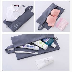 Sac à chaussures de voyage portable et étanche personnalisable avec fermeture éclair et sangle de transport – Vente en gros - Product Image 3