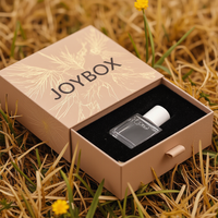 JOYBOX Boîte en carton à tiroir en papier personnalisable de luxe pour emballage de cadeau de parfum cosmétique avec impression de stratification mate