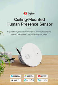 {Manufacturer} Tuya Zigbee Nouveau capteur radar de présence humaine, détecteur de mouvement et de présence pour usage hôtelier - Product Image 3