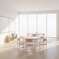 Muebles de Aula Modernos Bo Jiao, Escritorio Compacto de Acero para Profesor de Secundaria, Mesas de Escritura Duraderas