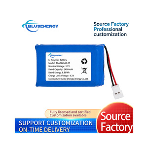 Custom Blus122640‑2P 3.7V 2400mAh 2P Lithium Polymer Rechargeable Battery Pack With Connector Wire - Product Image 4