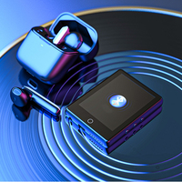Pemutar MP3 Metal A6 32GB, Layar 2.8 inci, Radio FM, Pembaca E-Book, Perekam Suara, Mendukung Lossless FLAC/WAV/APE