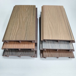 Panneaux <span class=keywords><strong>de</strong></span> bardage <span class=keywords><strong>de</strong></span> façade en bois WPC en relief 3D, panneaux muraux extérieurs, panneaux modernes classiques, longue durée <span class=keywords><strong>de</strong></span> vie, imperméables - Product Image 5