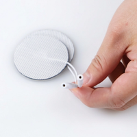 Électrodes TENS pour physiothérapie XFT - Non tissées, réutilisables, certifiées ISO, 50x50mm, garantie de 2 ans