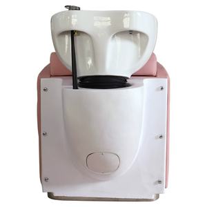 Chaise de lavage de cheveux professionnelle de haute qualité pour salon de coiffure, mobilier moderne, lit de lavage avec bol - Product Image 5