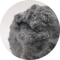 Fibre de rembourrage écologique en polyester HC au charbon de bambou vierge 7D 60mm pour garnissage et rembourrage
