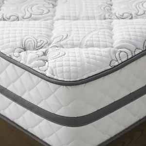 Euro Pillow Top Factory Supply King Queen Full Single Size Memory Foam Latex Pocket Spring Hotel Bed Mattresses In A Box