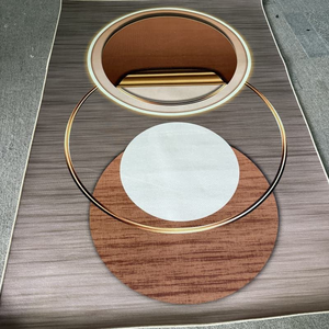 <span class=keywords><strong>Tapis</strong></span> carrés moelleux modernes en polyester imprimés en 3D, épaisseur 6-7 mm, grandes tailles, ensembles de <span class=keywords><strong>tapis</strong></span> <span class=keywords><strong>pour</strong></span> la maison, le salon, les hôtels et les zones sportives - Product Image 2