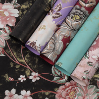 Papier d'emballage classique parfumé à la rose, motif floral vintage, imperméable, pour bouquet, Saint-Valentin, Fête des Mères, en pâte vierge, cadeau artisanal