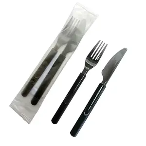Hot Selling Customized PS Disposable Plastic Cutlery Sets Forks and Spoon