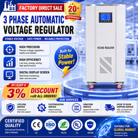 Régulateur de tension stabilisateur de courant alternatif (SVC) triphasé 45 KVA pour servomoteur, entrée cuivre 320-480V, sortie 400V 220V, protection, meilleure qualité