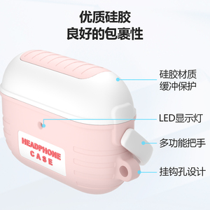 Soonleader 2024, Proveedor Chino, Nueva Funda para Auriculares de Moda, Elegante y Duradera, de TPU y Silicona Antiamarillamiento para <span class=keywords><strong>AirPods</strong></span> Pro <span class=keywords><strong>2</strong></span> - Product Image 4