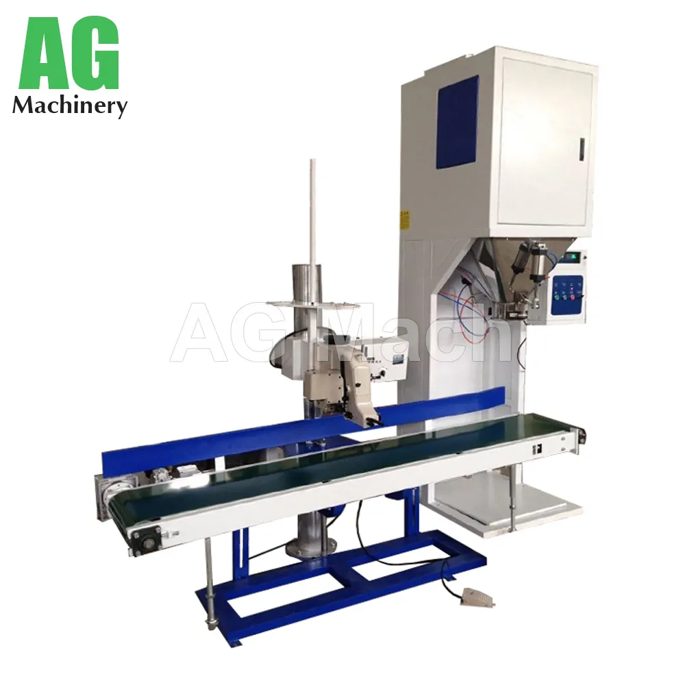 25kg 50kg 100kg Semi Automatic Corn Sweet Powder Silage granule Grain Rice Filling Packing Machine