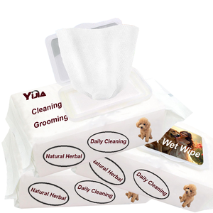 Toallitas Dentales para Mascotas, Toallitas Orgánicas para Dedos de Orejas de Perro y Gato, Limpieza de Ojos, Hipoalergénico, Respetuoso con el Medio Ambiente, Algodón de Bambú Personalizado - Product Image 1