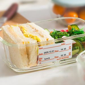 Etiquetas Blancas Disolubles de 1 x 2 Pulgadas para Rotación de Alimentos, Rollo de 500 (1 Rollo) - Product Image 5