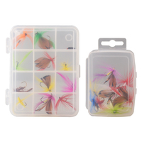 Kit de 8/12 mouches artificielles mixtes pour la pêche à la mouche sèche, leurres bioniques papillons, hameçons de pêche, ensemble d'appâts insectes artificiels, leurres à pêche