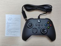 Control de Juego con Cable Multiplataforma Más Vendido con Puerto para Auriculares para Consola Xbox One y PC con Windows