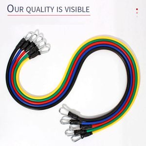 Juego de 11 Bandas de Resistencia de Látex para Ejercicio, 11 Piezas de Bandas de Resistencia para Fitness - Product Image 5