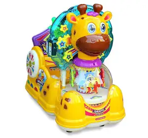 2024 Indoor Cheap Amusement Giraffe Paradise Kiddie Rides Machine Eletronic Swing Wonderful Deer Gaming Rides