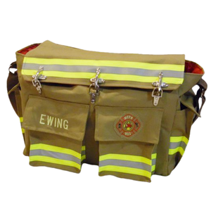 Bolsa de bombero de muestra gratis para First Responder's Fireman Turnout Gear Bag con compartimento para casco Malla de ventilación Cruz maltesa - Product Image 2