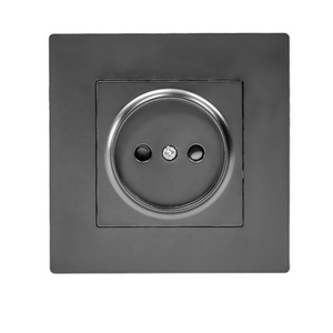 Màu sắc tùy chỉnh PC tấm 86*86 Mét tiêu chuẩn Châu Âu điện cắm 16A 220V tường chuyển đổi ổ cắm outelet cho Nga ổ cắm thị trường - Product Image 1