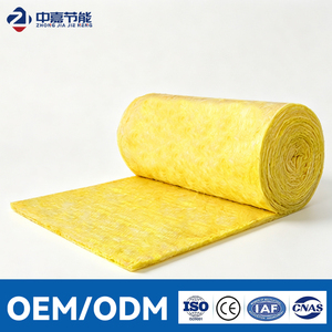 High Density Glass Wool Roll Insulation Material for Warehouse Kitchen Use Class A1 Fireproof R4.0 Thermal Insulation - Product Image 1