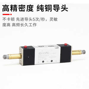 Vanne solénoïde Chcpc 4V220-08 AC220V 2 positions 5 voies à double commande électrique avec bobine - Product Image 3