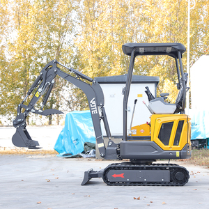 Miniexcavadora VTW-16 de 1.6 Toneladas, Excavadora Pequeña con Motor Kubota, Excavadora Compacta con Giro Lateral y Accesorios Hidráulicos - Product Image 5