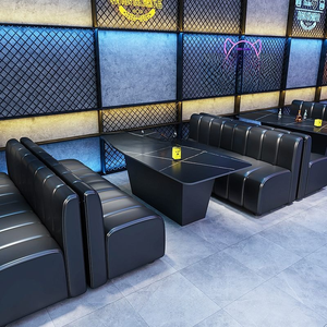 Bar à manger bar Table-chaise Ensembles Pub Salle privée Canapés KTV Table basse Combinaisons U/L En forme, mural pour les salons - Product Image 6