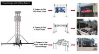 Système de treillis de toit pour podium de scène mobile pour l'extérieur Présentoirs de treillis légers en aluminium antidérapants pour les événements de fête de mariage