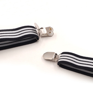 Vente en gros de <span class=keywords><strong>porte</strong></span>-jarretelles à rayures pour enfants avec 4 clips pour pantalons masculins et féminins - Product Image 3