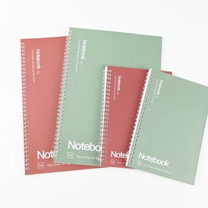 <strong>A5</strong> B5 Custom Logo <strong>Spiral</strong> <strong>Notebook</strong> 40 Pages 80gsm Paper Premium Ivory Card Cover with <strong>Spiral</strong> Binding and Open Flat Design - Product Image 1