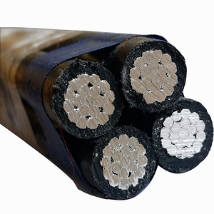 Câble Aérien Groupe en Suspension en Aluminium Isolé XLPE 4x70mm² Câble de Service Aérien Basse Tension 2x16mm² pour la Construction et la Distribution - Product Image 1