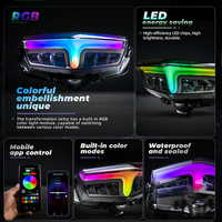 Feu arrière LED intelligent contrôlé par application avec fonctions de freinage et de clignotant pour accessoires moto Yamaha MT15 2019-2024