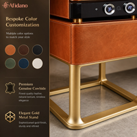 Humidor de cigares électrique en aluminium L3, style espagnol, capacité 250 cigares, format de bureau, contrôlé par application, boîte de rangement précise