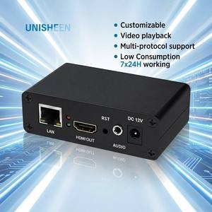 Decodificador de Video IP Unisheen JM1000 de Baja Latencia H.265 SRT para <span class=keywords><strong>VMix</strong></span> con Salida SRT RTSP RTMP 1080P 60FPS - Product Image 1