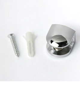 Glass Shower Door Hinge Fish Mouth Clamp Thick Zinc Alloy Solid Fixed Glass Clip Hardware Accessories - Product Image 2