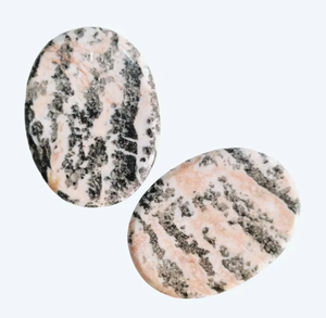 Outil de massage du cou en pierre de rhodonite froide pour soulager les douleurs et la relaxation musculaire - Product Image 1