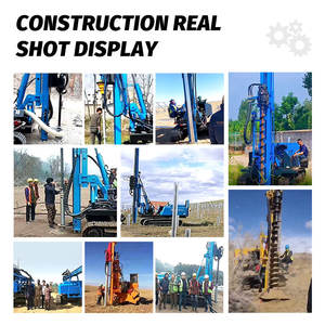 Machine <span class=keywords><strong>de</strong></span> pilote <span class=keywords><strong>de</strong></span> pile hydraulique solaire à couple élevé 1000-10000mm profondeur 90-400mm forage moteur pompe moteur boîte <span class=keywords><strong>de</strong></span> vitesses composants <span class=keywords><strong>de</strong></span> base - Product Image 4