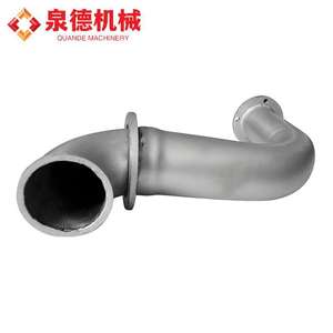 Tuyau d'échappement en acier inoxydable avec silencieux à double entrée d'axe compatible avec les camions malaxeurs Sany Heavy Industry - A820607000216 - Product Image 2